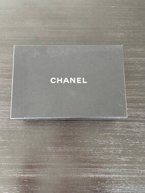 CHANEL Black Box with White Logo Center